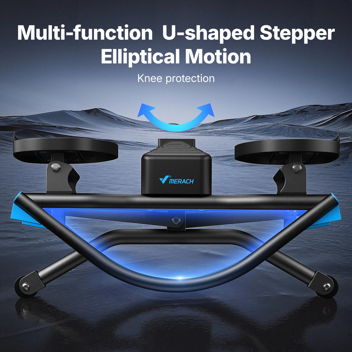 Merach Silent Rocking Stepper Core Ab Twist Exercise Board