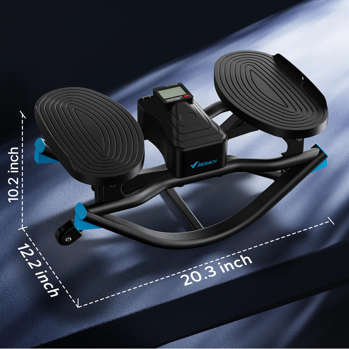 Merach Silent Rocking Stepper Core Ab Twist Exercise Board