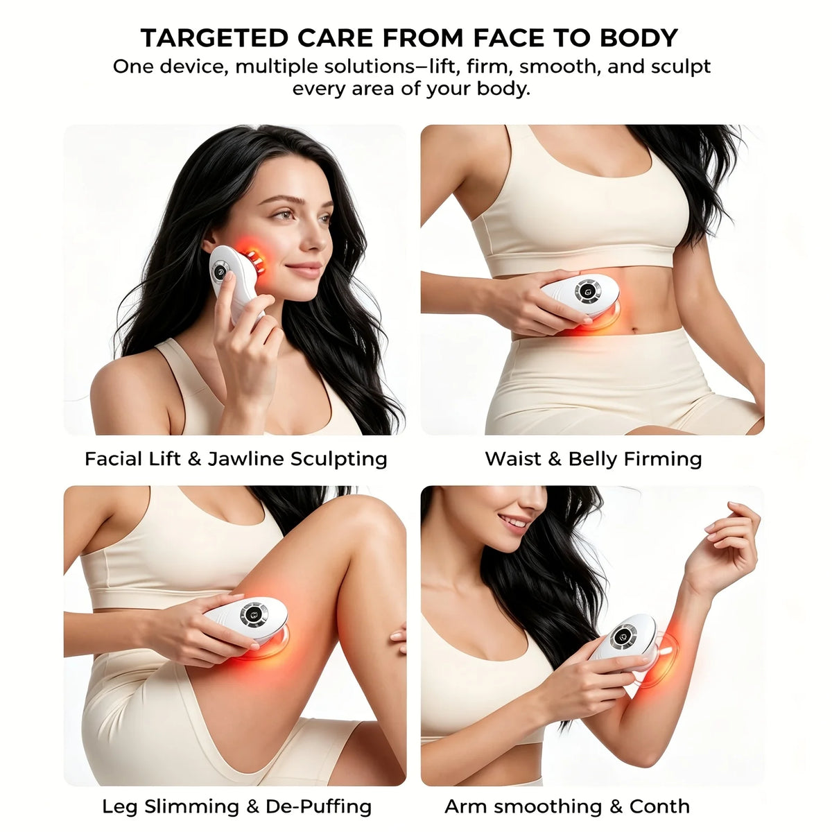 Jitesy Electric Cupping Massager With Red Light Therapy And Vacuum Suction
