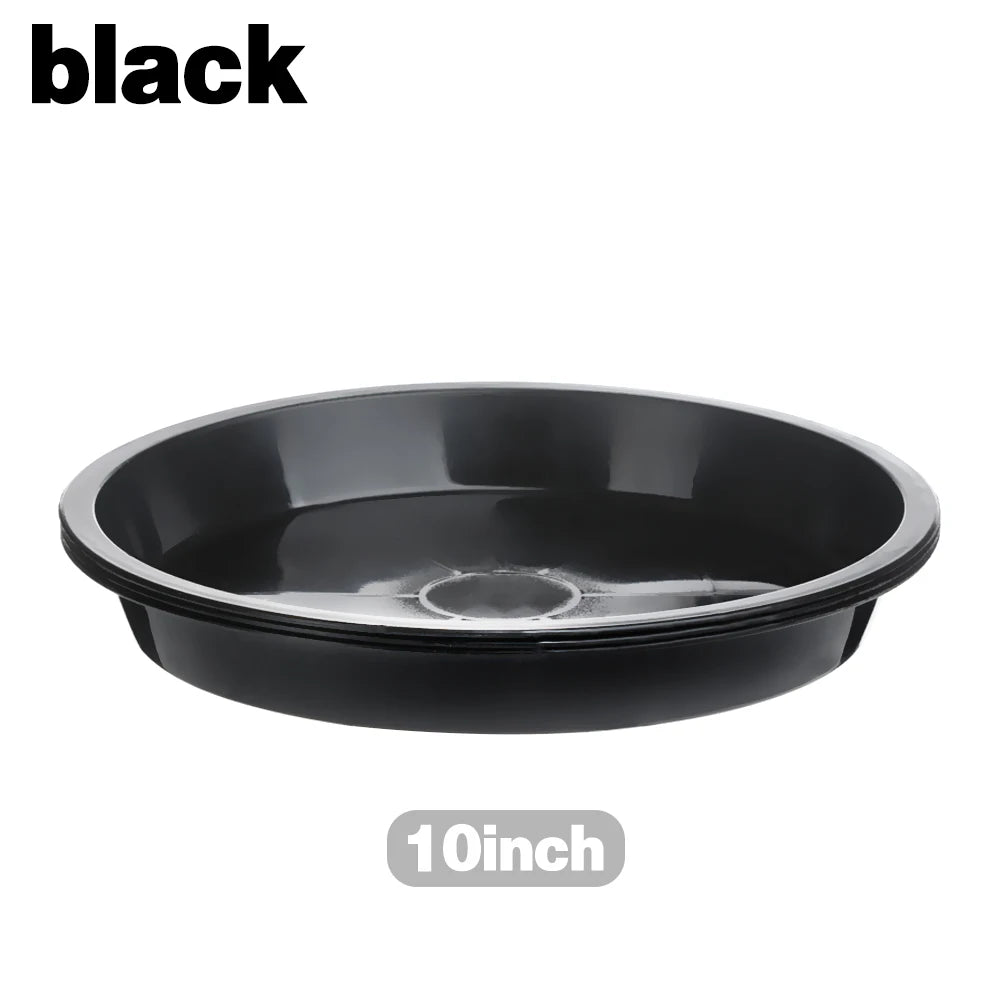 Heavy Duty Plastic Plant Saucers for Indoor and Outdoor Pots