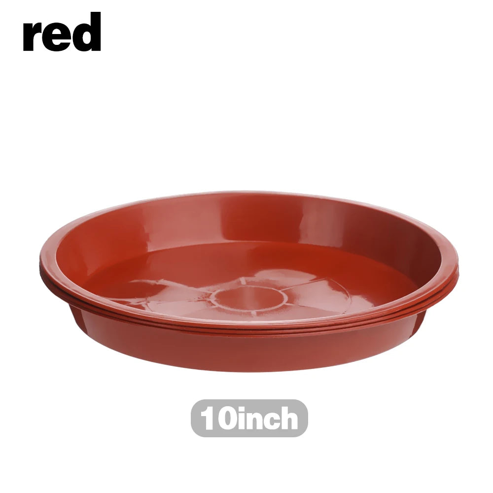 Heavy Duty Plastic Plant Saucers for Indoor and Outdoor Pots