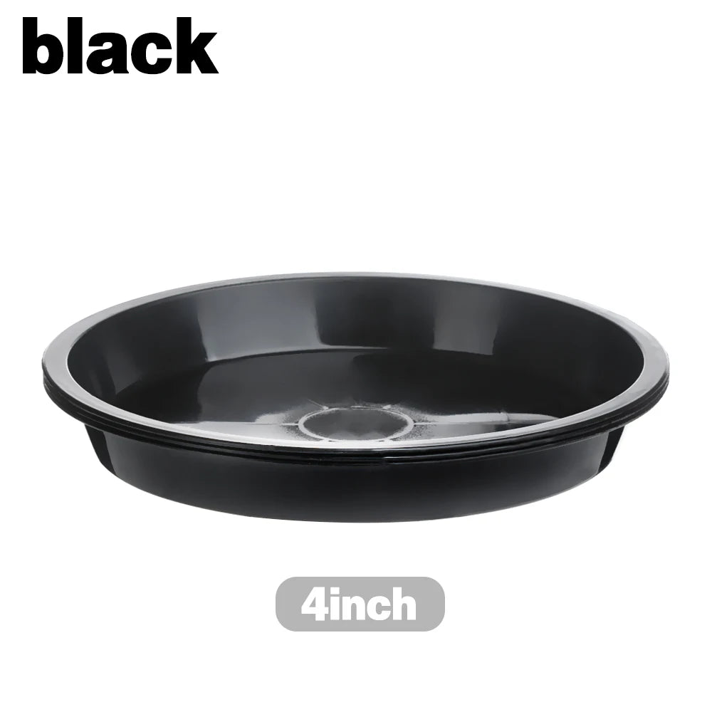 Heavy Duty Plastic Plant Saucers for Indoor and Outdoor Pots
