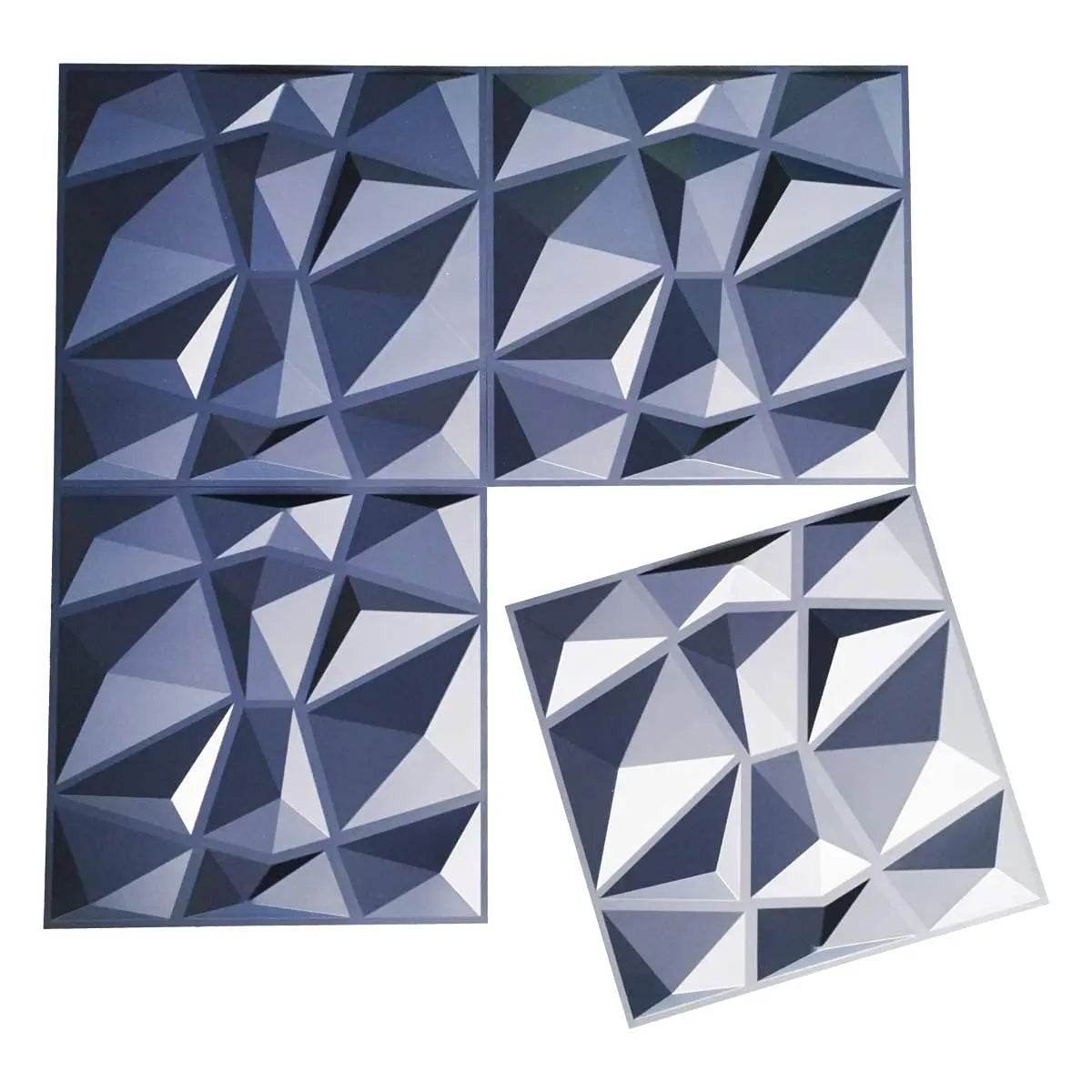 Art3d 3D PVC Wall Panels With Raised Diamond Design