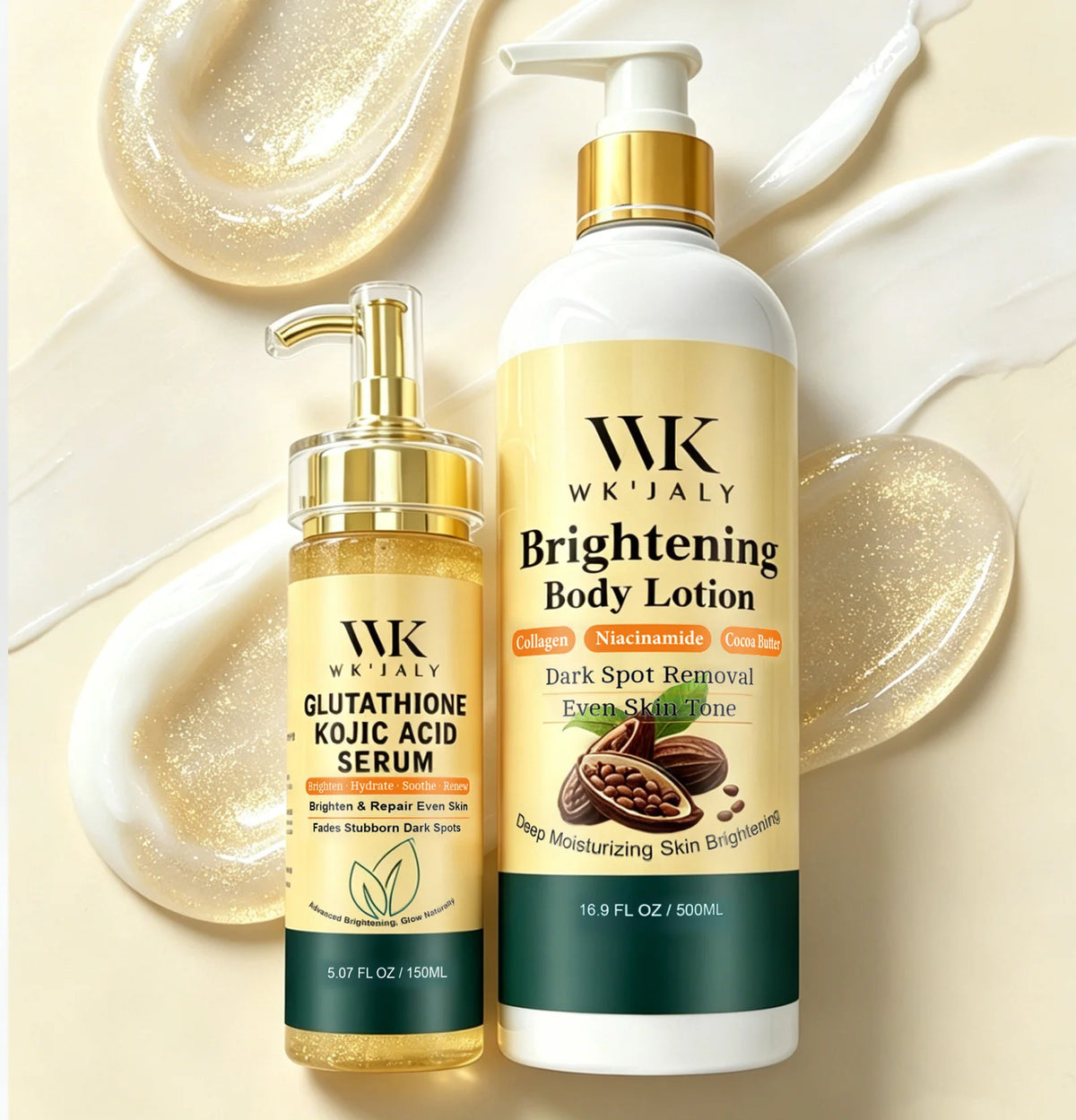 WKJALY Lightening Skin Kit For Women Moisturizing Spot Treatment