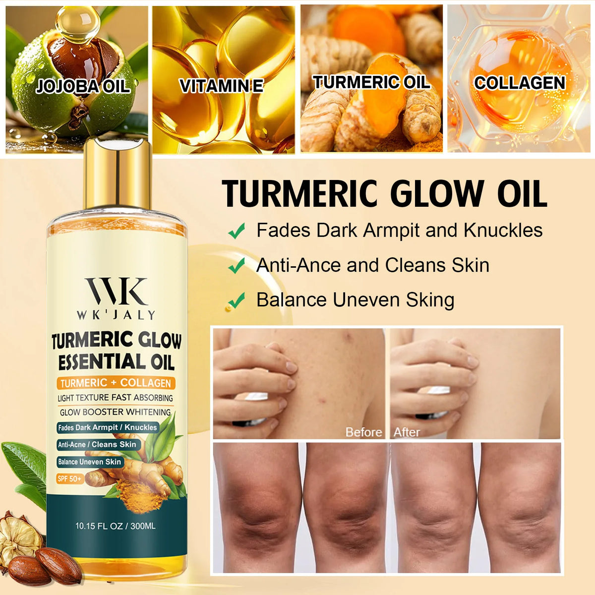 WKJALY Lightening Skin Kit For Women Moisturizing Spot Treatment