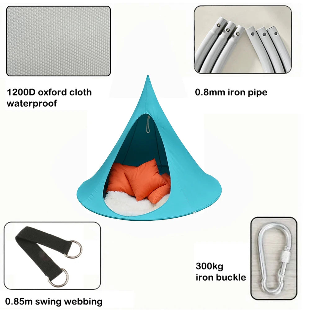 Portable Butterfly Hanging Chair Hammock for Indoor Outdoor Relaxation