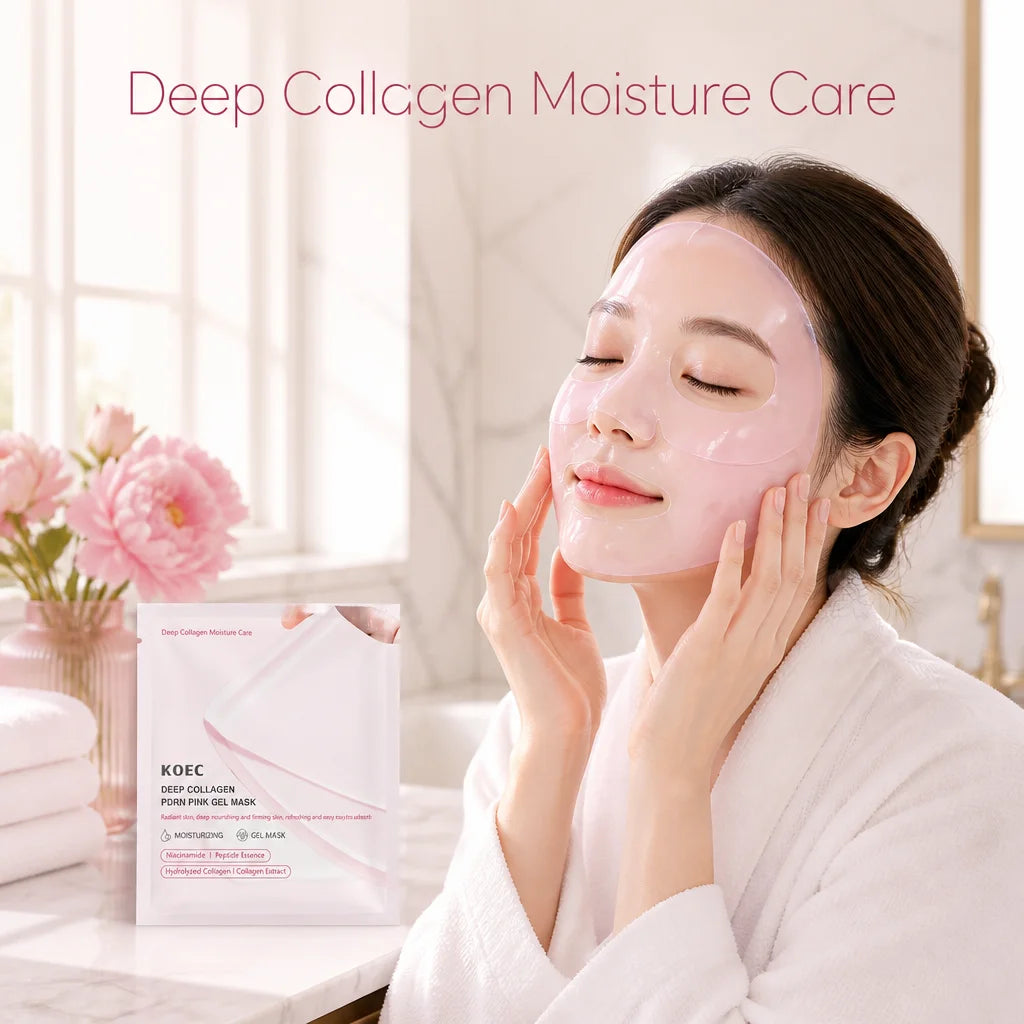 Pdrn Pink Collagen Gel Face Mask Deep Hydration Moisturizing Treatment