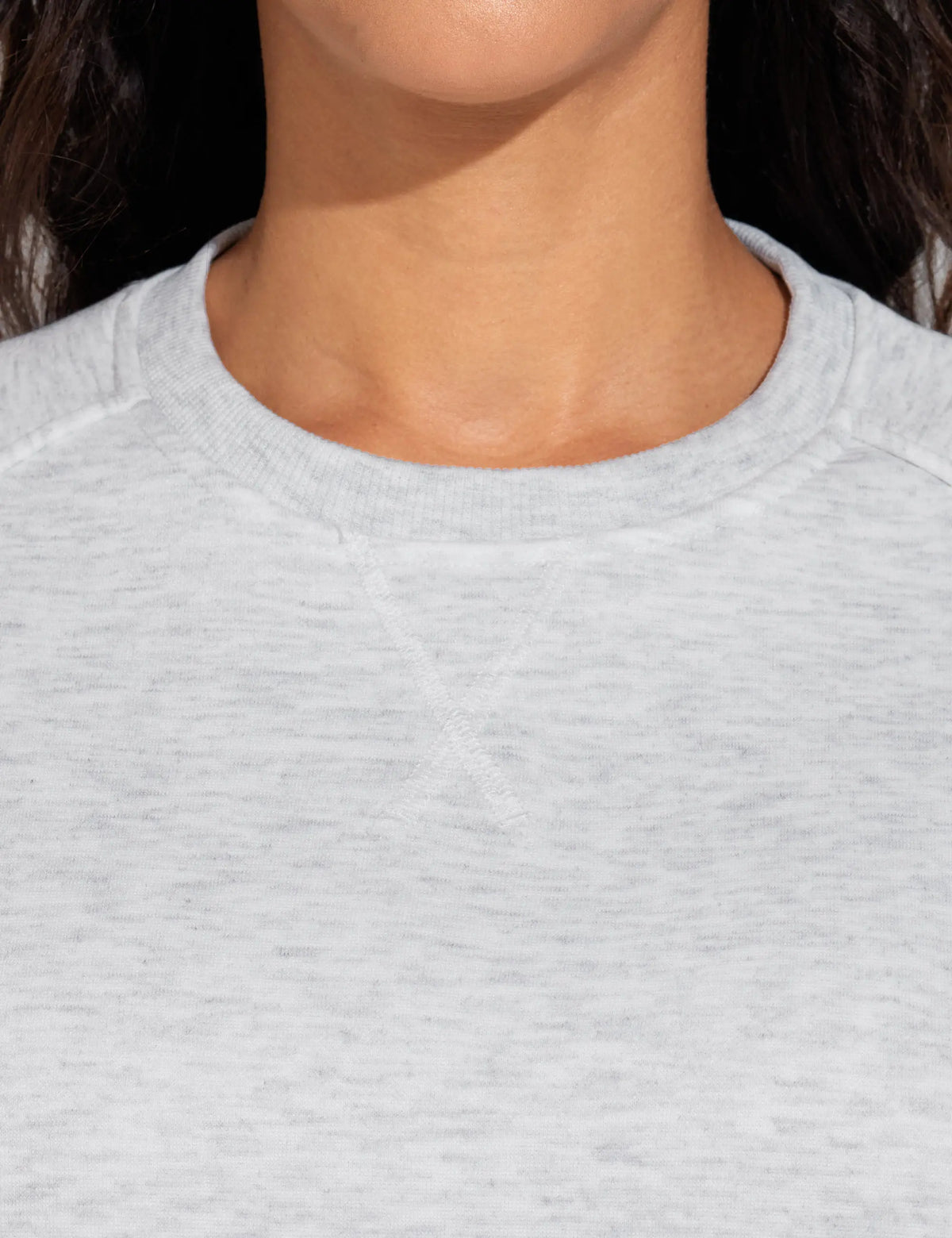 The Gym People Women Long Sleeve Fleece Crewneck Sweatshirt