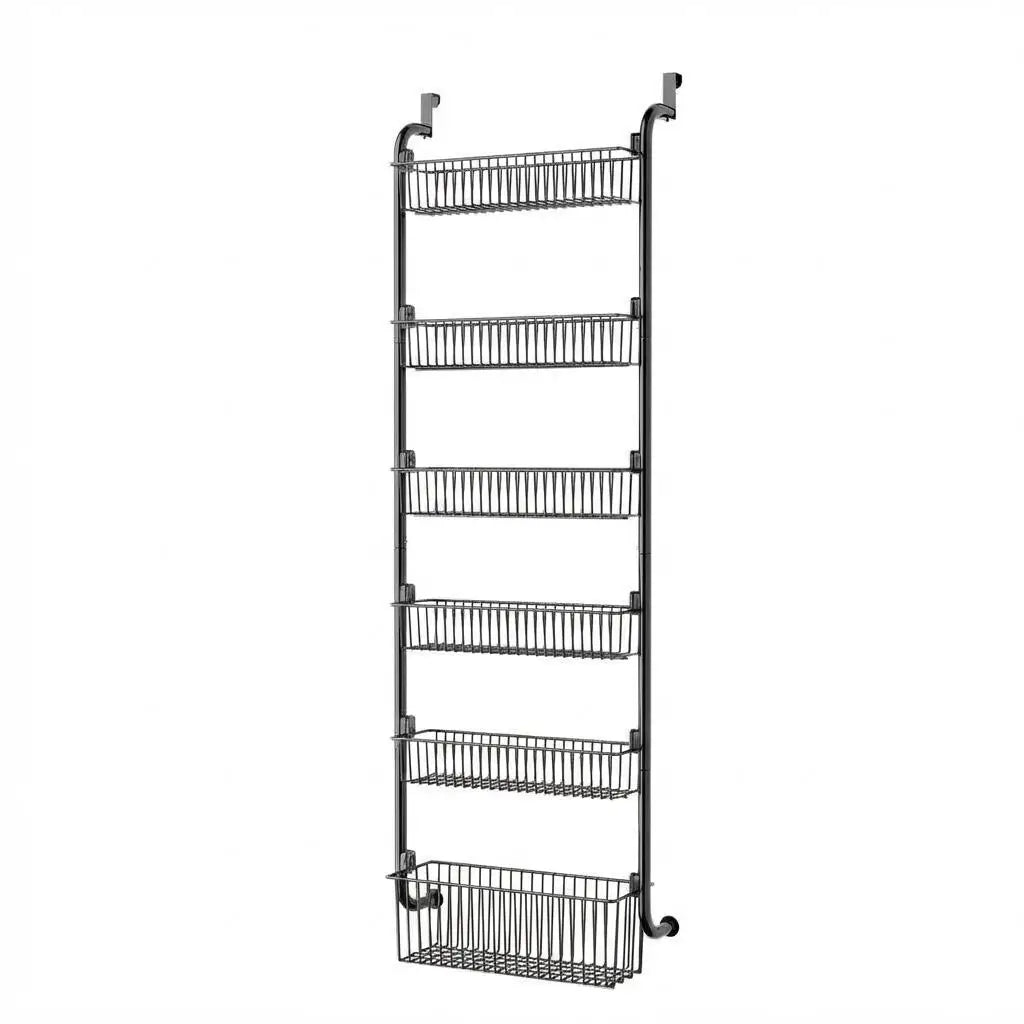 HiMISS Over Door Pantry Organizer Metal Storage Rack
