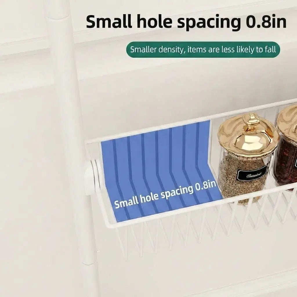 HiMISS Over Door Pantry Organizer Metal Storage Rack