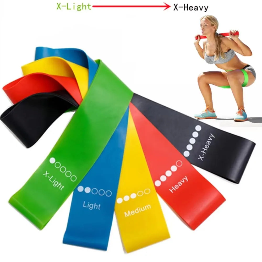 TPE Resistance Bands Set Five Levels Home Fitness Workout
