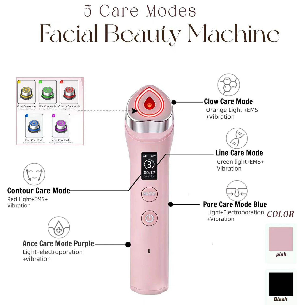Anti Aging Facial Skin Care Booster Tool For Home Beauty