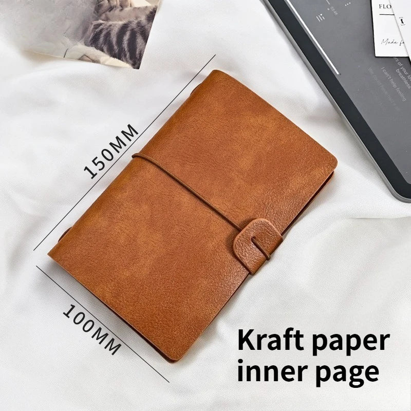 Vintage Leather Travel Diary Journal And Sketchbook Planner