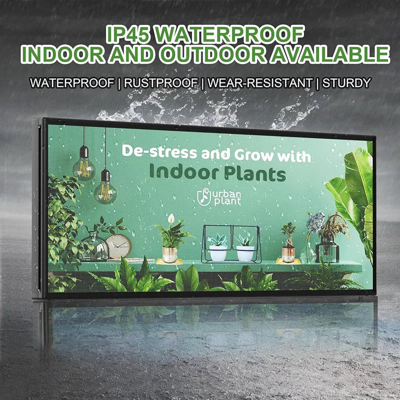 CHENGXIANGUANGDIAN Outdoor Waterproof LED Sign WiFi Programmable Message Board