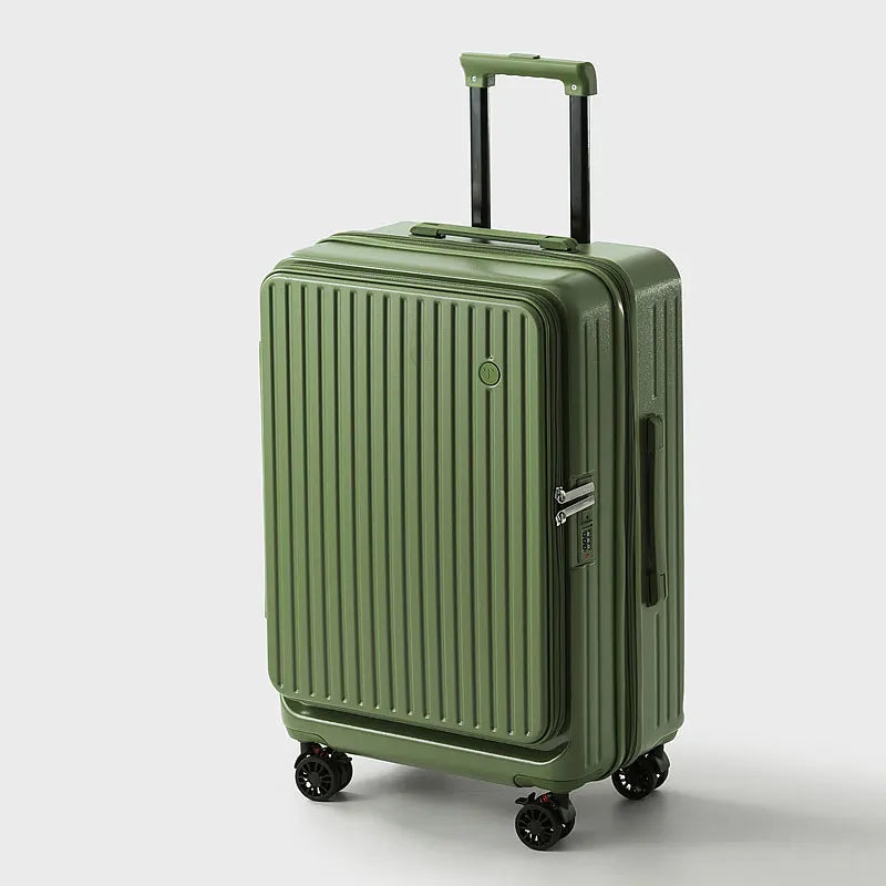 Dk Multifunctional Expandable Spinner Luggage With Brake Wheels And Usb