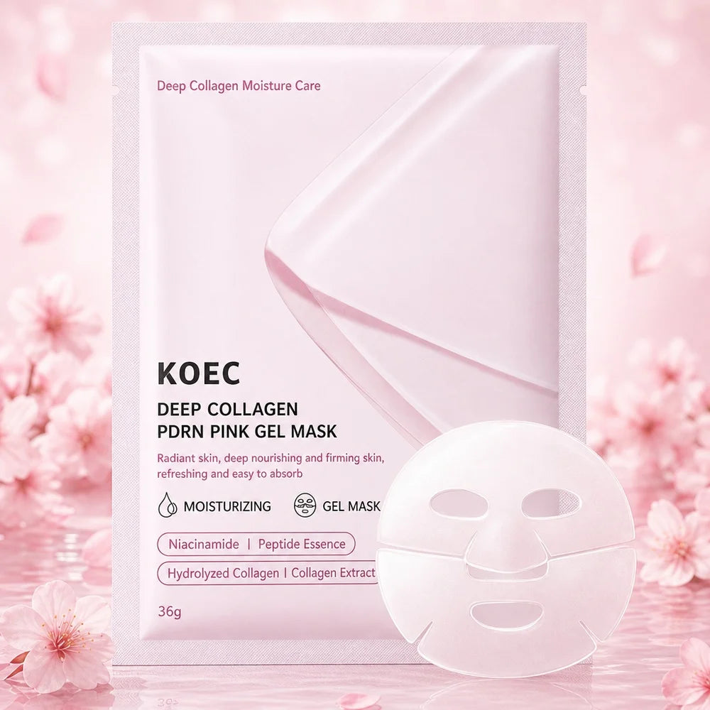 Pdrn Pink Collagen Gel Face Mask Deep Hydration Moisturizing Treatment