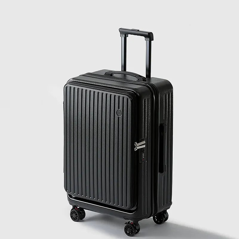 Dk Multifunctional Expandable Spinner Luggage With Brake Wheels And Usb