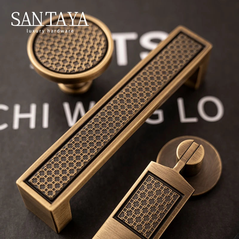 Santaya Brass Modern Kitchen Cabinet And Furniture Drawer Handle