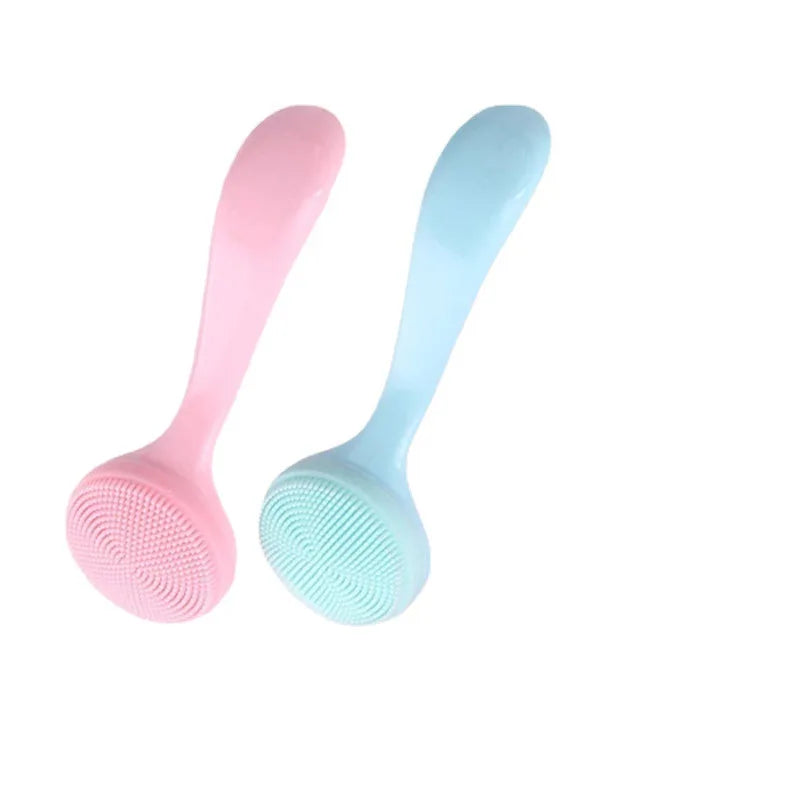 Soft Silicone Facial Cleansing Brush Makeup Removal Blackhead Portable