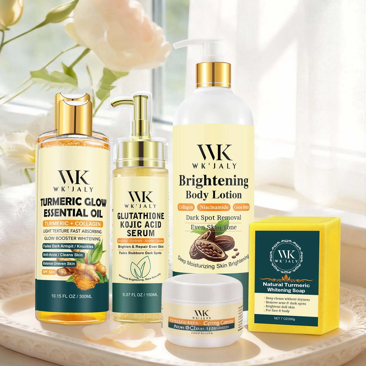 WKJALY Lightening Skin Kit For Women Moisturizing Spot Treatment