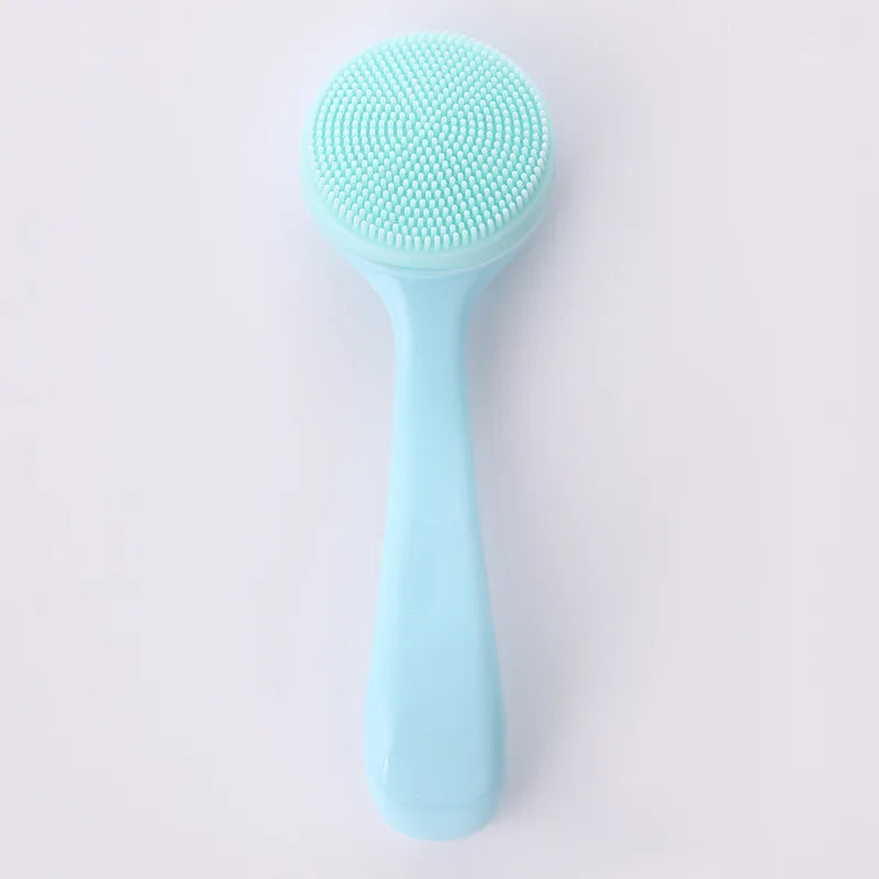 Soft Silicone Facial Cleansing Brush Makeup Removal Blackhead Portable