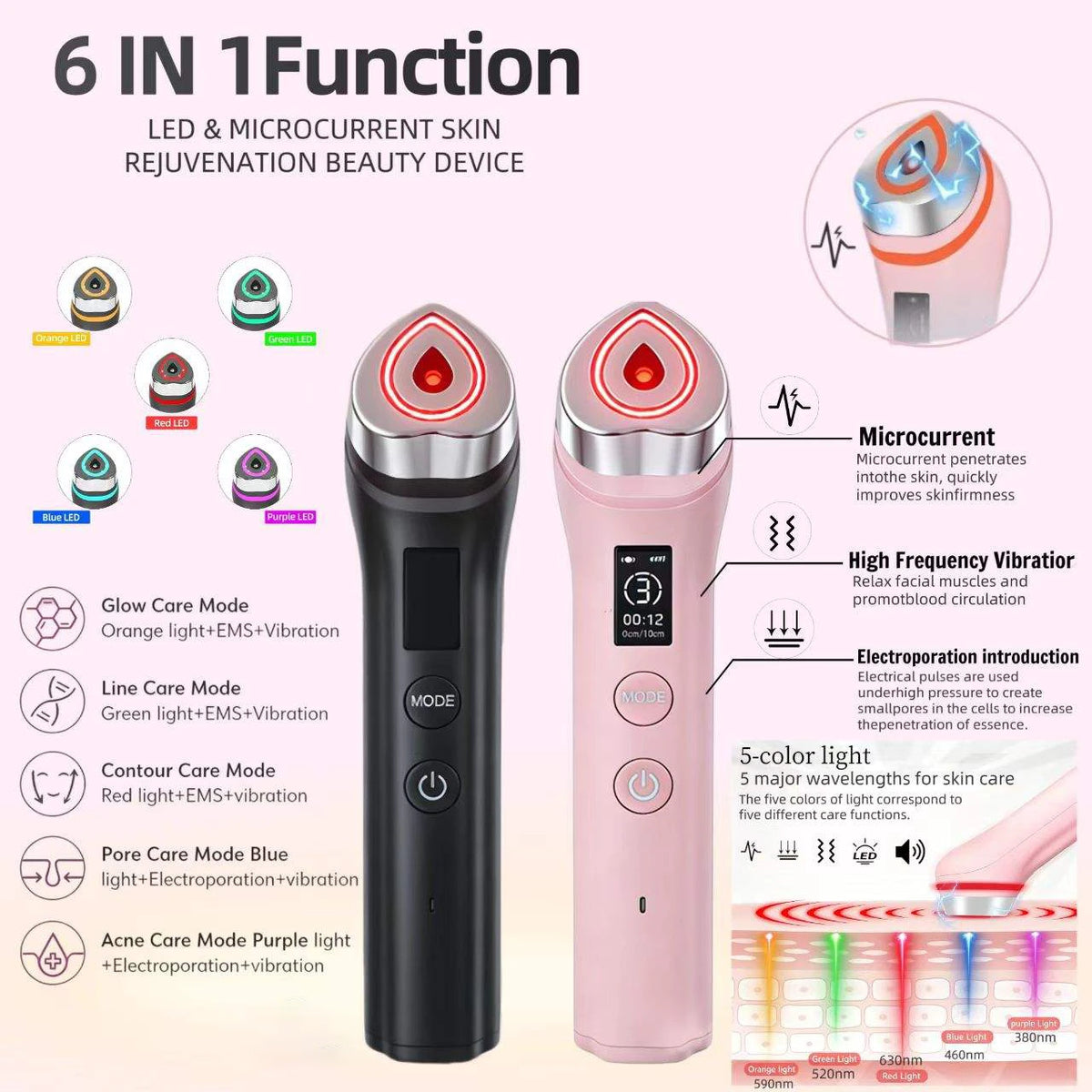 Anti Aging Facial Skin Care Booster Tool For Home Beauty