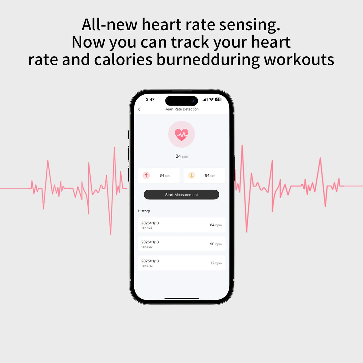 ZZLOVE Wireless ANC Earbuds With Heart Rate Monitoring