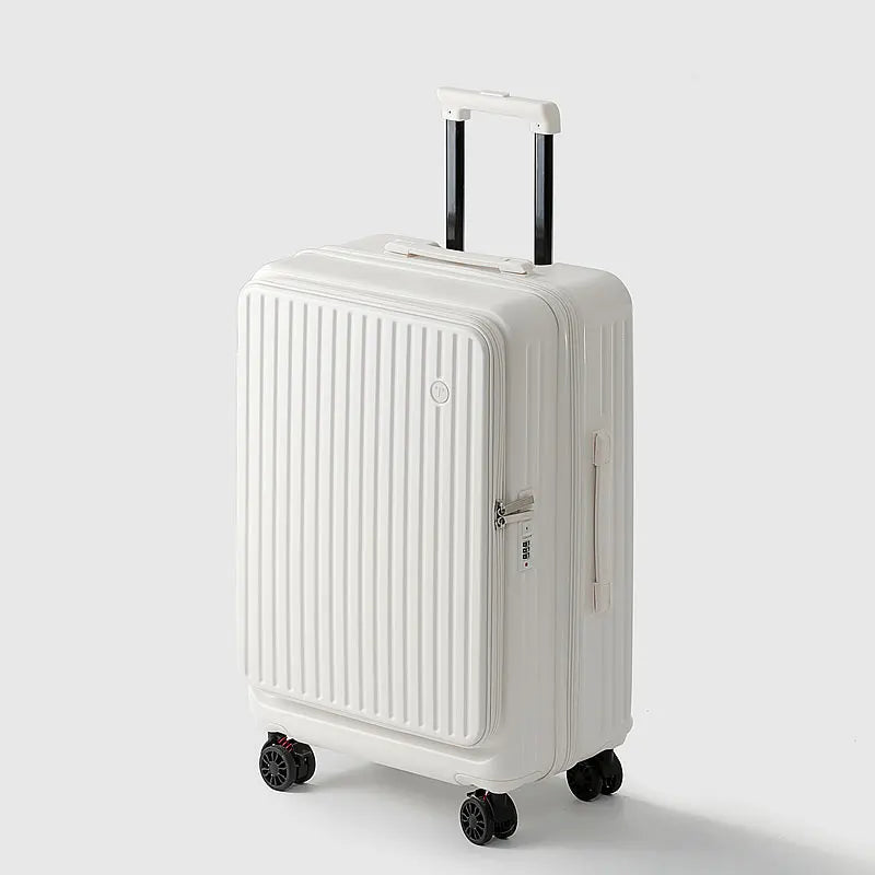 Dk Multifunctional Expandable Spinner Luggage With Brake Wheels And Usb