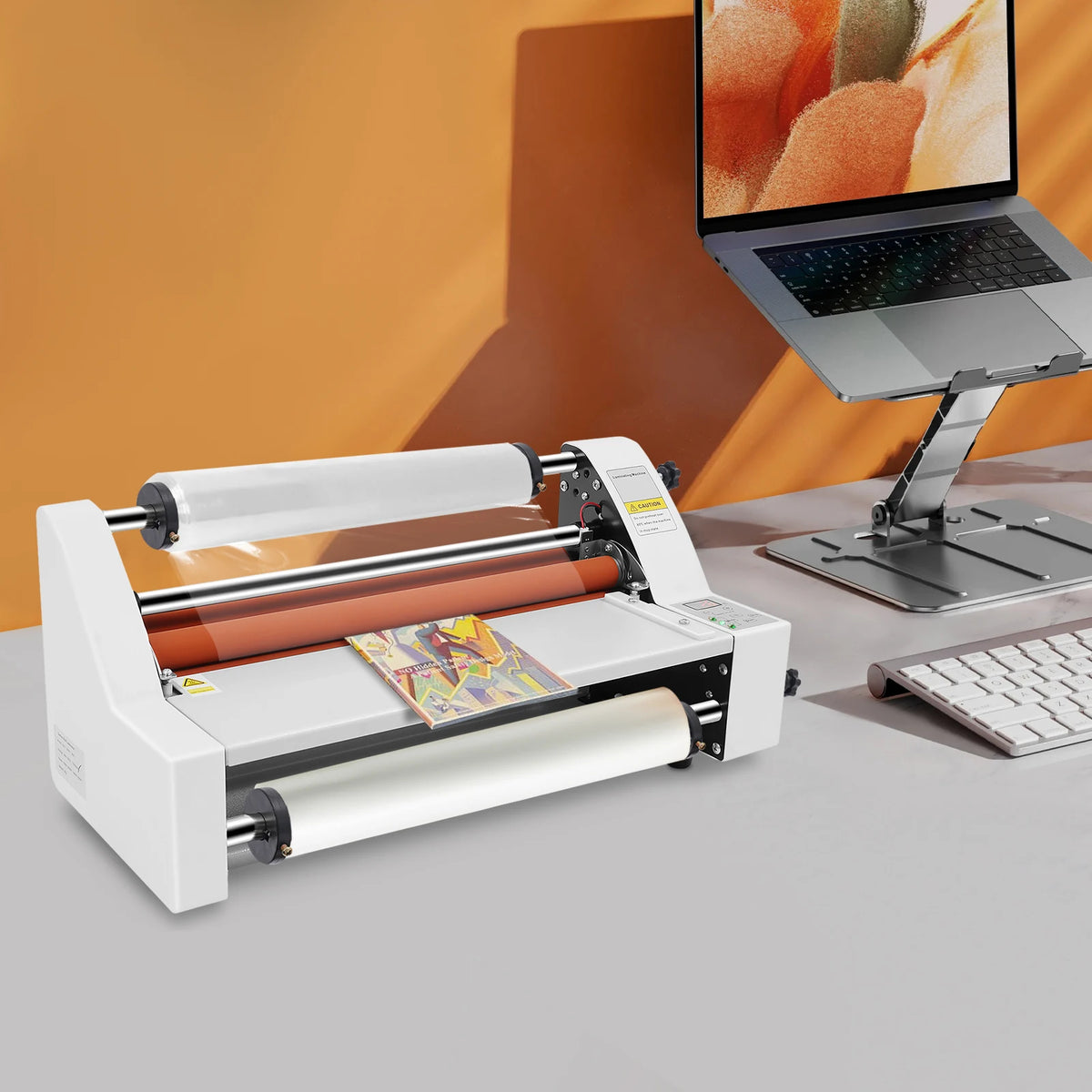 700W Double Sided Laminating Machine With Electronic Temperature Control