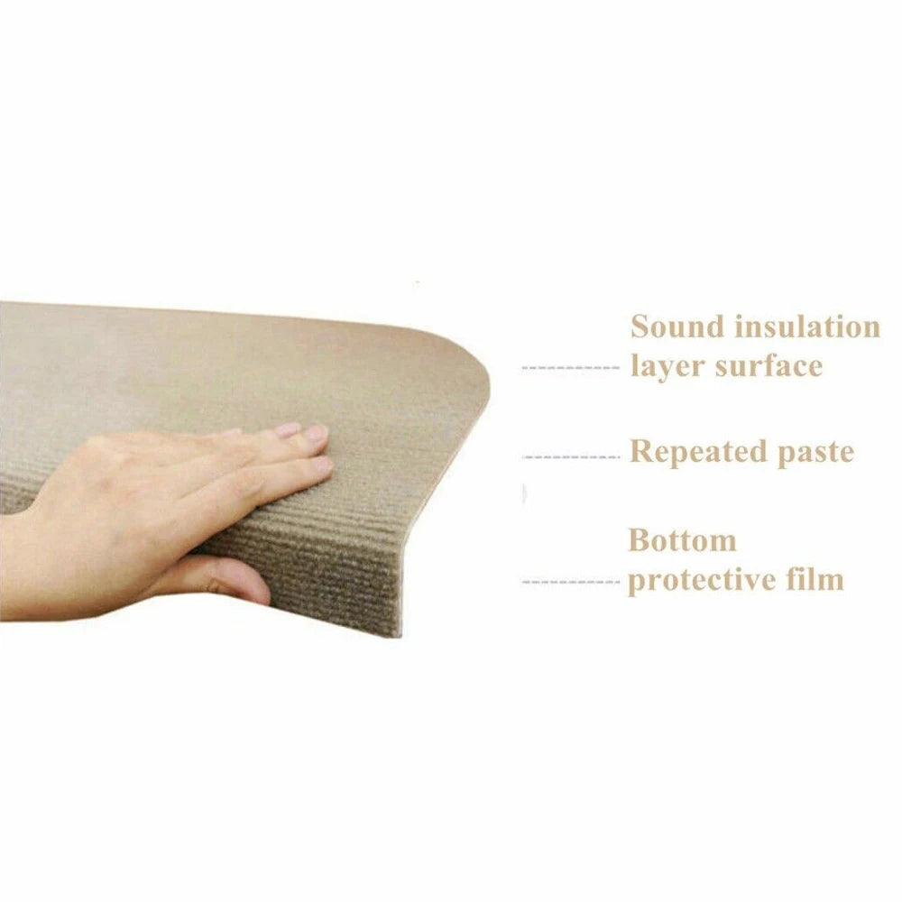 Bymaocar Non Slip Carpet Stair Treads for Home Floor Protection