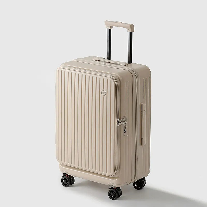 Dk Multifunctional Expandable Spinner Luggage With Brake Wheels And Usb