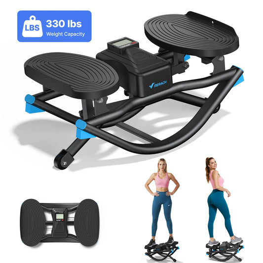 Merach Silent Rocking Stepper Core Ab Twist Exercise Board