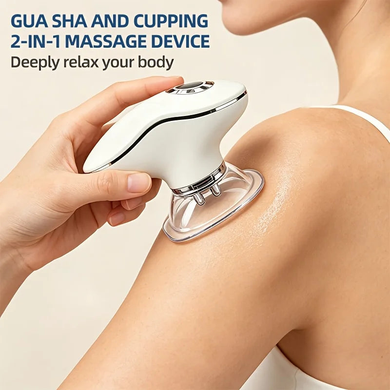 Jitesy Electric Cupping Massager With Red Light Therapy And Vacuum Suction