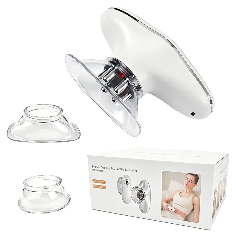 Jitesy Electric Cupping Massager With Red Light Therapy And Vacuum Suction