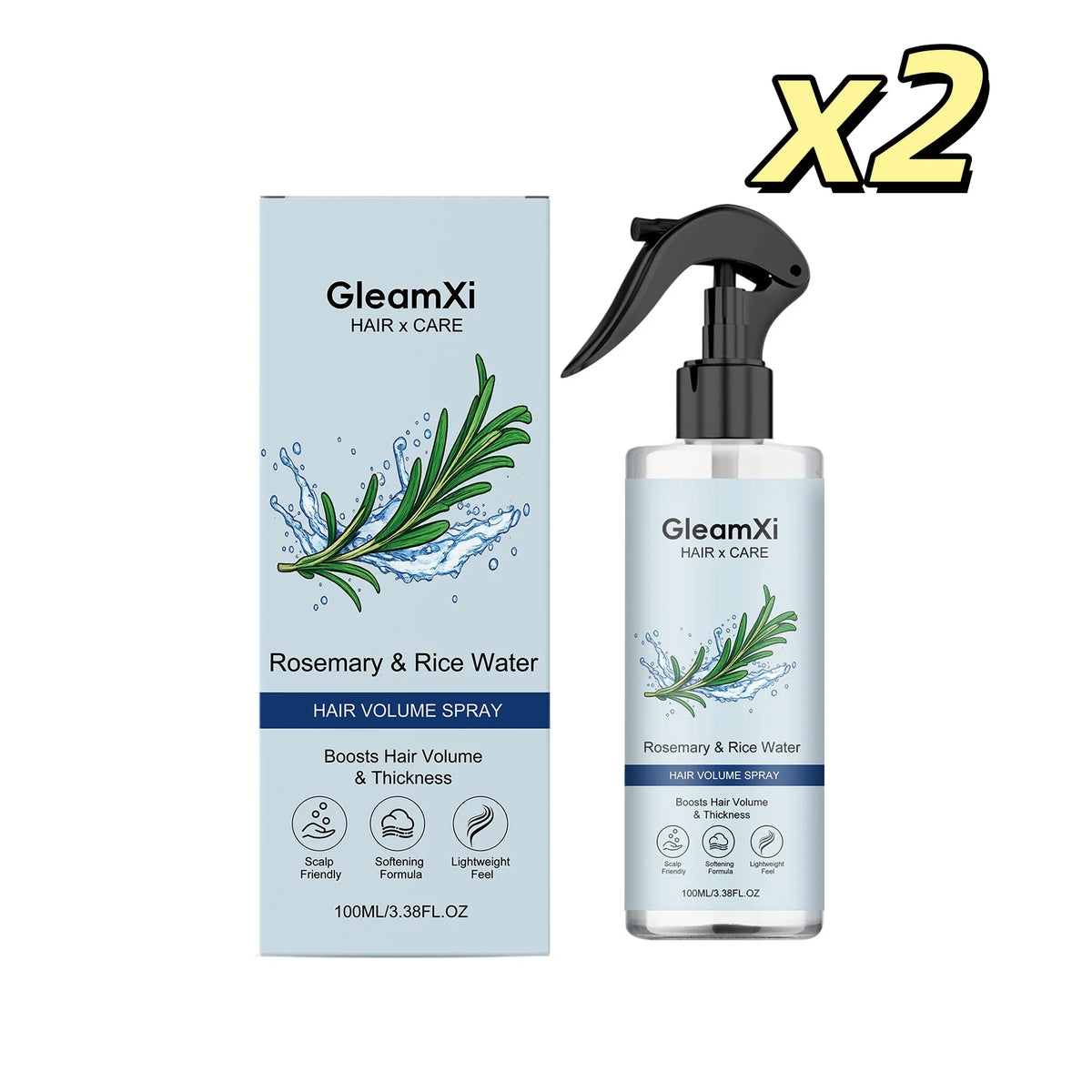 Gleamxi Volumizing Moisturizing Lightweight Hair Spray For All Hair Types