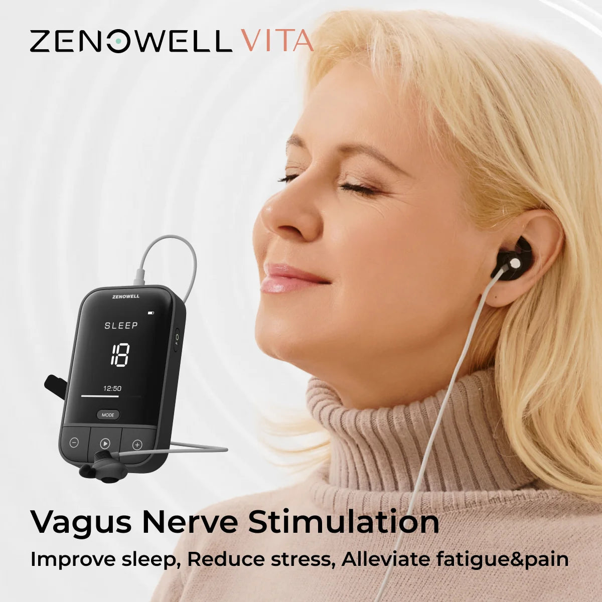 Zenowell Vagus Nerve Stimulation Device For Deep Sleep