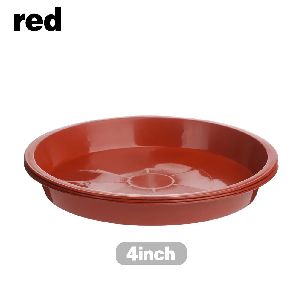Heavy Duty Plastic Plant Saucers for Indoor and Outdoor Pots