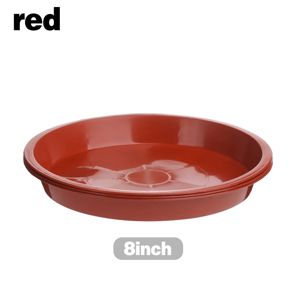 Heavy Duty Plastic Plant Saucers for Indoor and Outdoor Pots