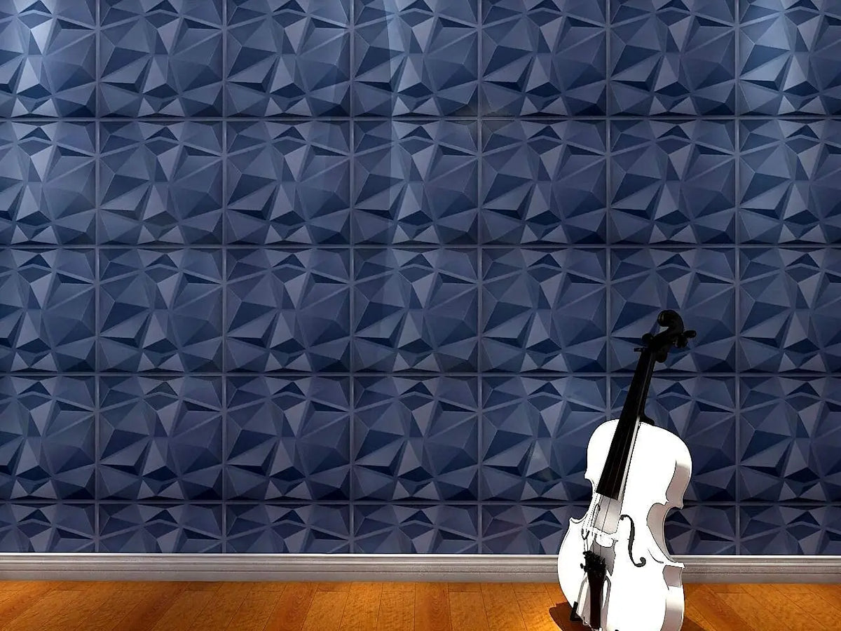 Art3d 3D PVC Wall Panels With Raised Diamond Design