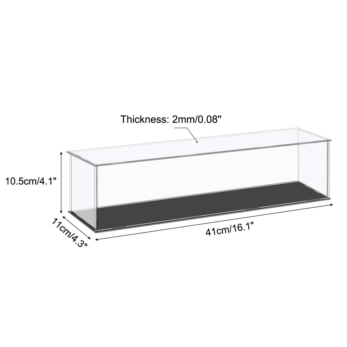 Acrylic Display Case Dustproof Storage Box For Collectibles