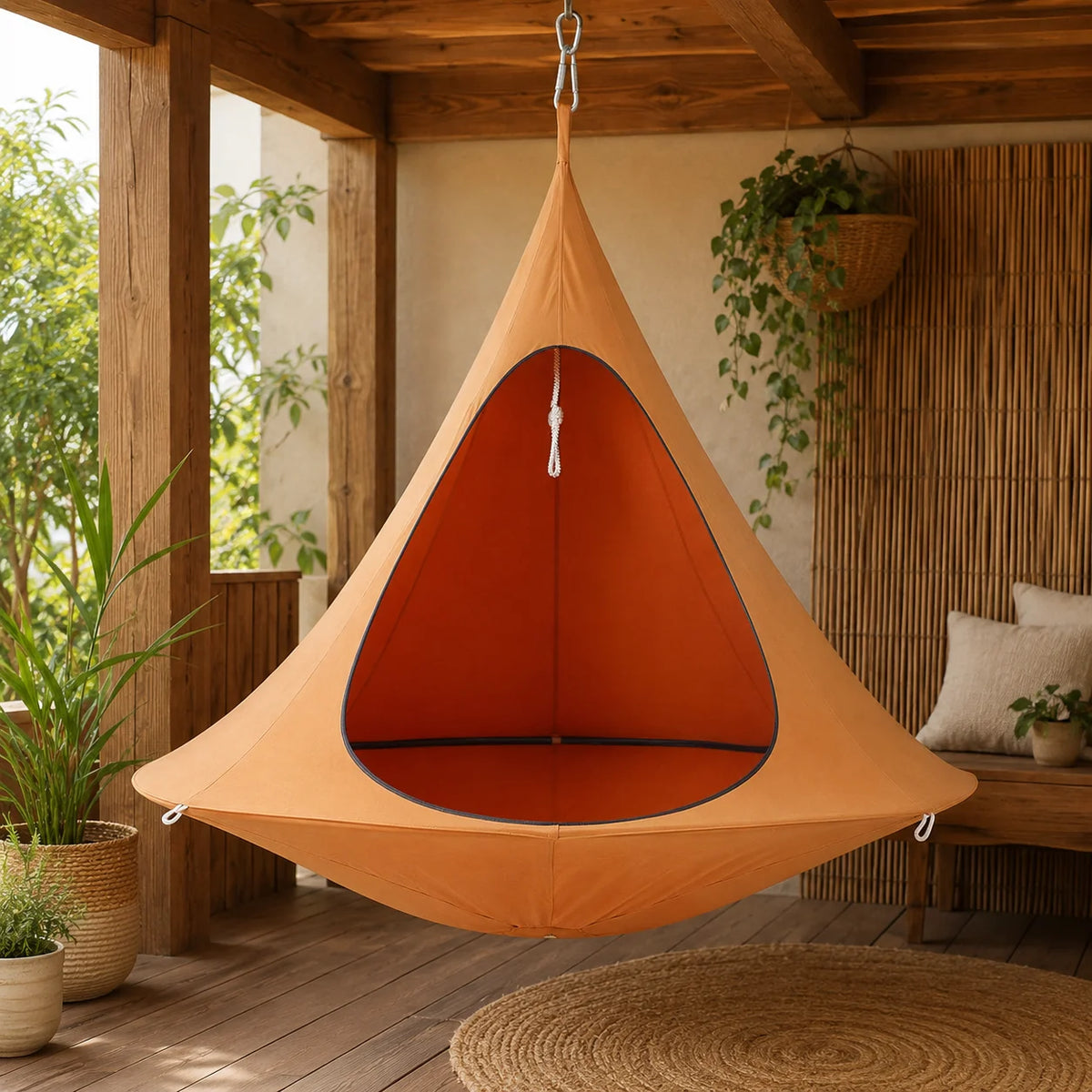 Portable Butterfly Hanging Chair Hammock for Indoor Outdoor Relaxation