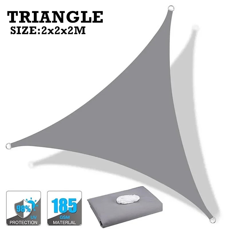 Waterproof Sun Shade Sail Canopy for Patio Garden and Camping
