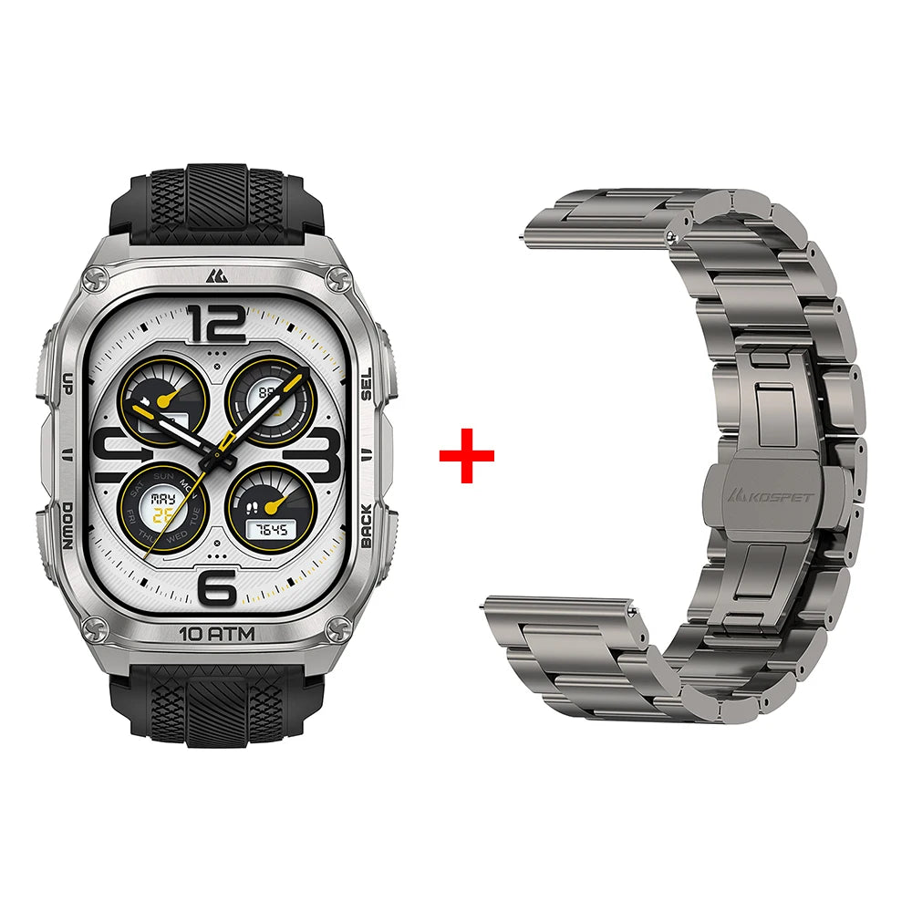 KOSPET Tank M4 Smart Watch GPS Stainless Steel Dive Edition
