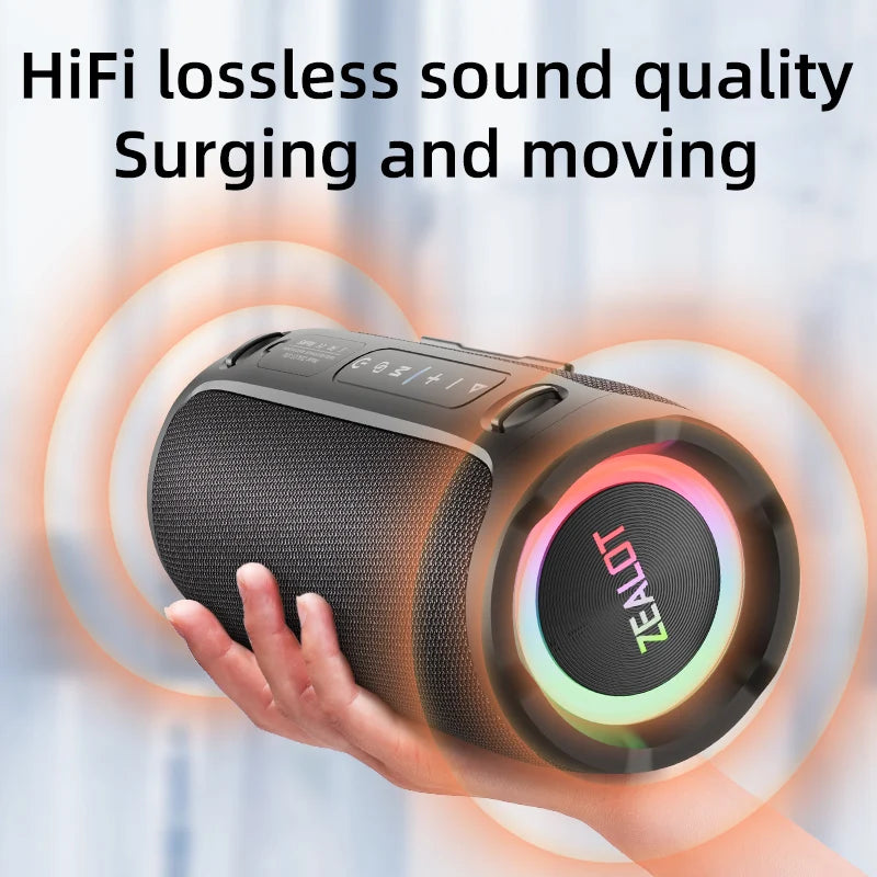 ZEALOT Portable Waterproof Bluetooth Speaker With Stereo Bass Sound