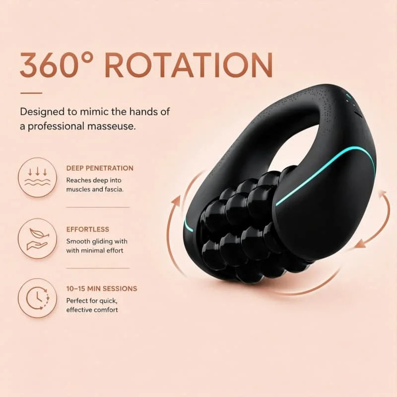 MagCellapy Cordless Deep Tissue Roller Massager For Full Body Recovery