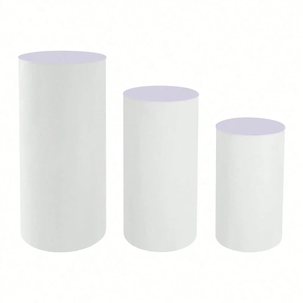 Cylinder Pedestal Display Stands for Weddings and Events