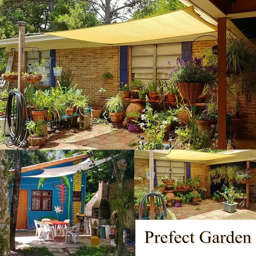 Waterproof Sun Shade Sail Canopy for Patio Garden and Camping