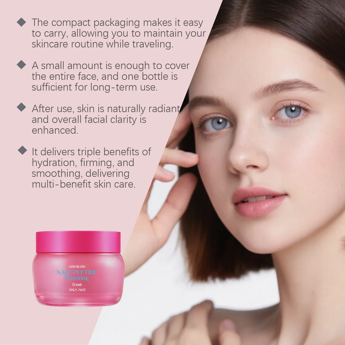 NAD Plus Peptide Serum And Cream Duo Anti Aging Firming