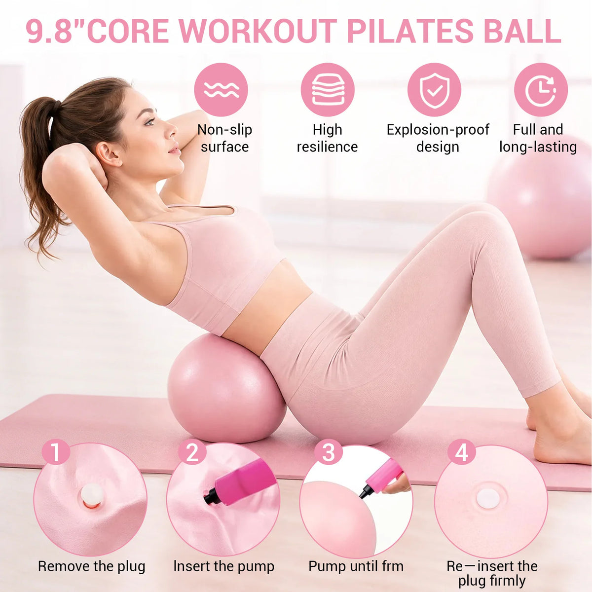 GAOMON 17-In-1 Pilates Ring Kit For Home Fitness Workouts