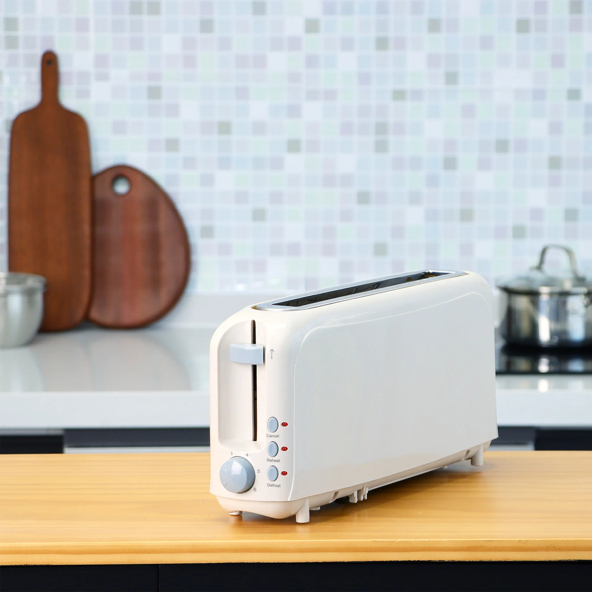 YUKOOL Slim 2 Slice Toaster With Six Shade Settings